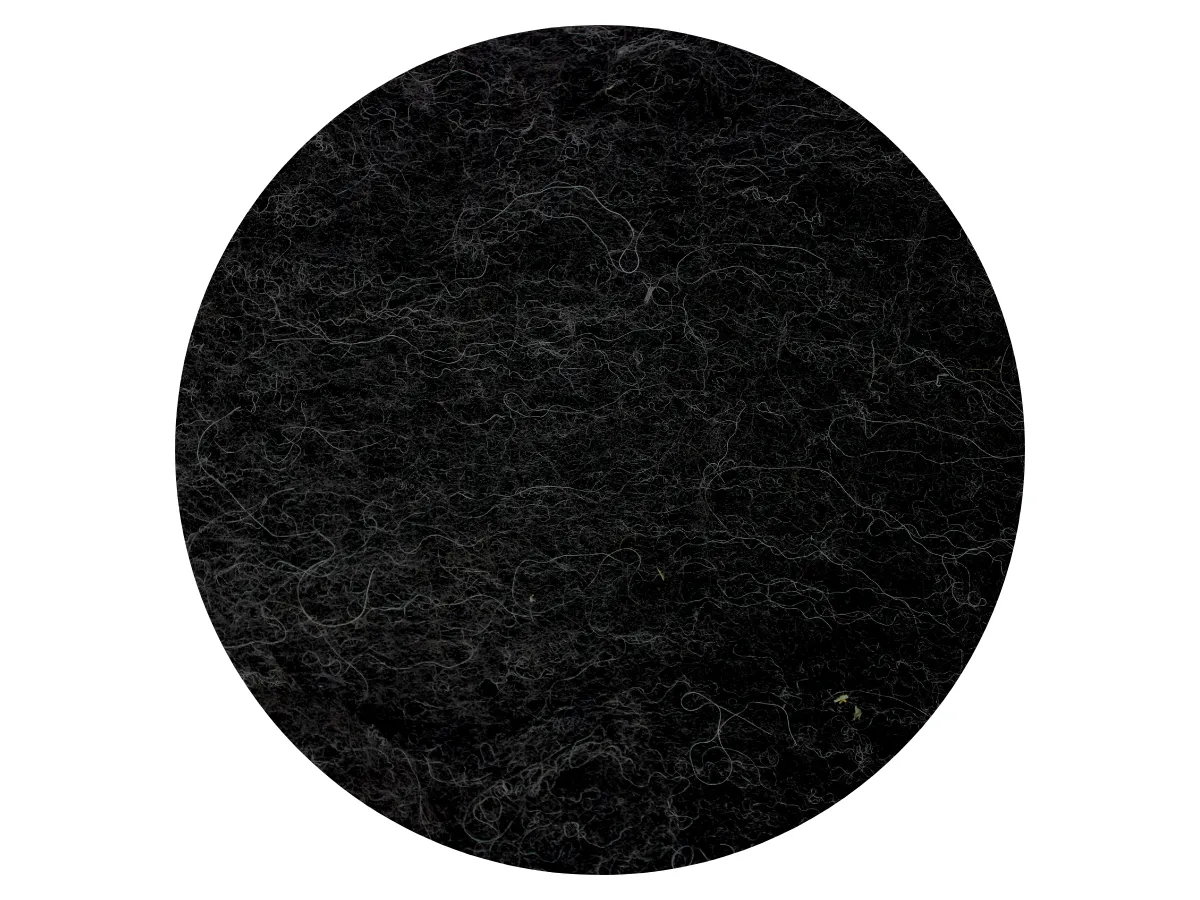 Stone Sheep Lamb 'Natural' Black - dyed & natural mixed carded wool batts - various weights