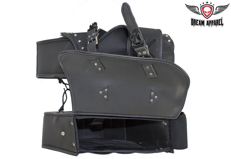 Studded Saddlebag for Harley Davidson Dyna's