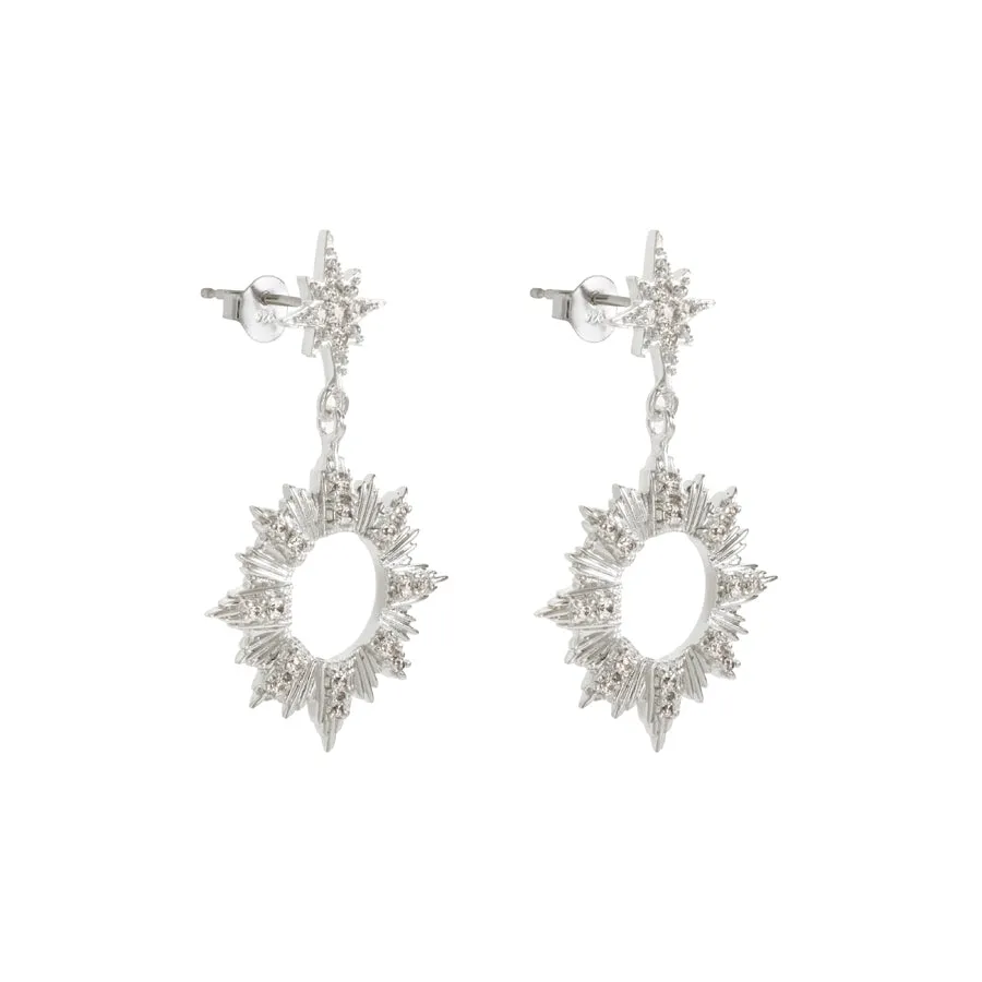 Sunseeker Silver Earrings