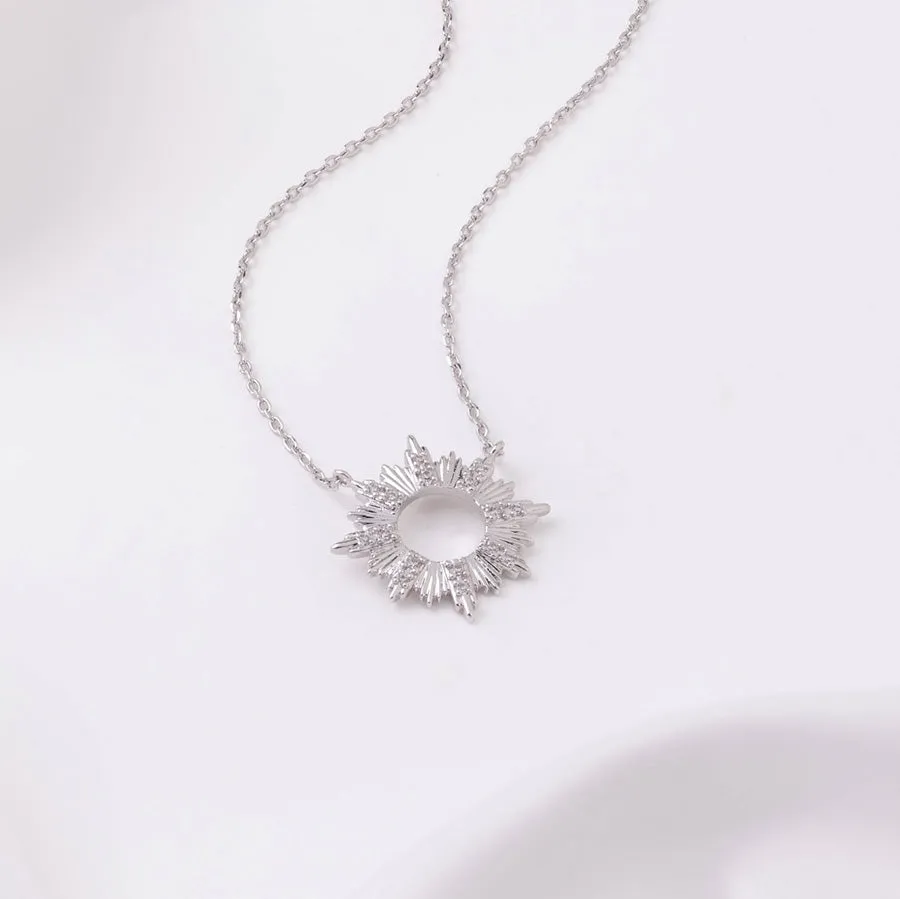 Sunseeker Silver Necklace