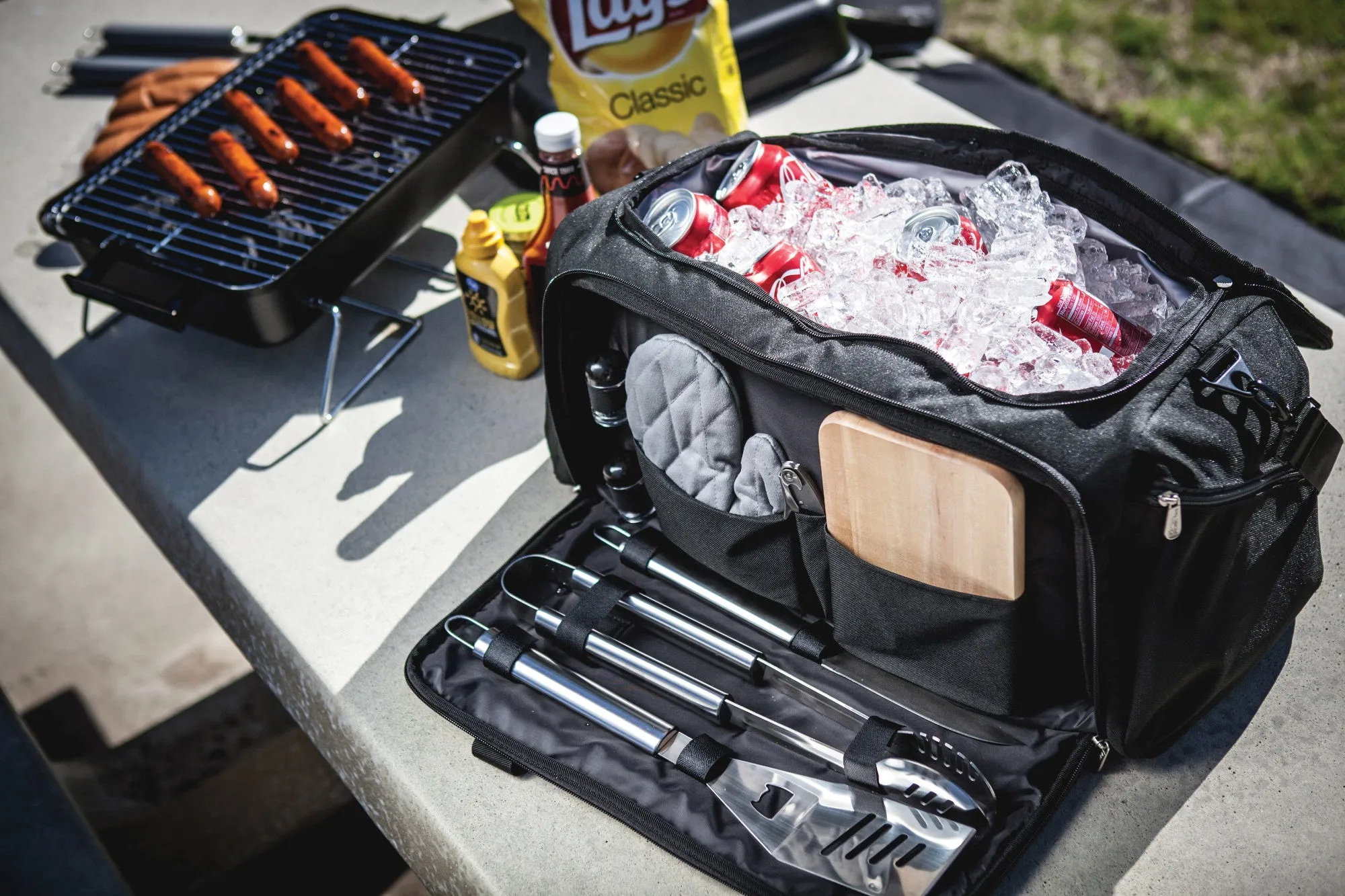 Texas A&M Aggies - BBQ Kit Grill Set & Cooler