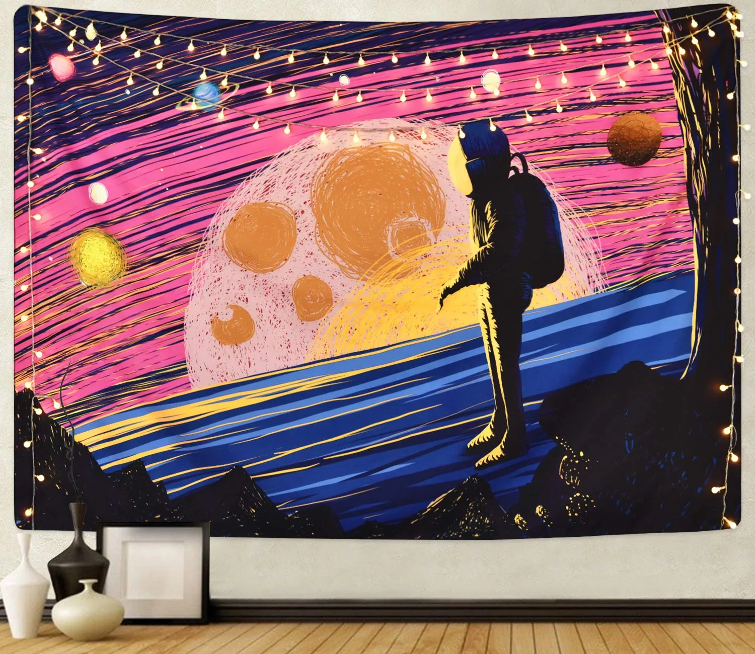 The Space Man Tapestry