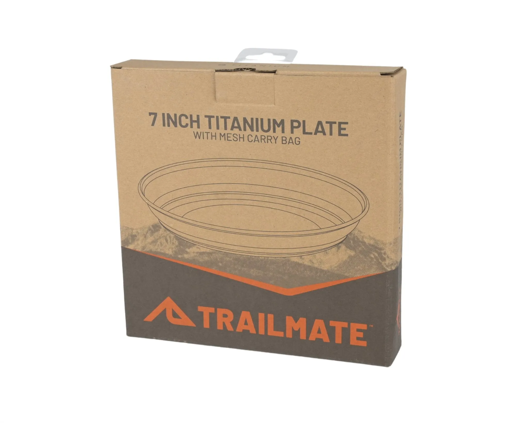 Trailmate Titanium Meal Plate *62 Grams Weight!