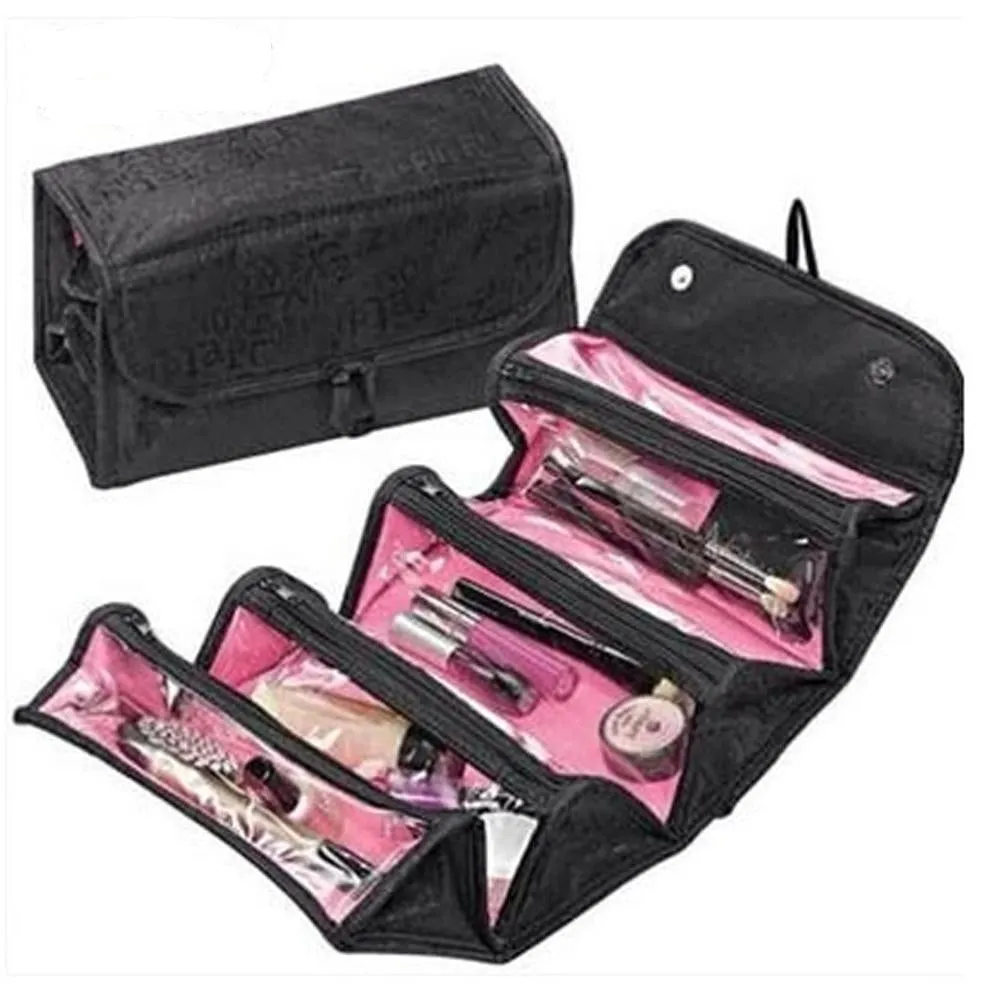 Travel Vanity Necessaries Women Beauty Toiletry Kit Make Up Makeup Cosmetic Bag