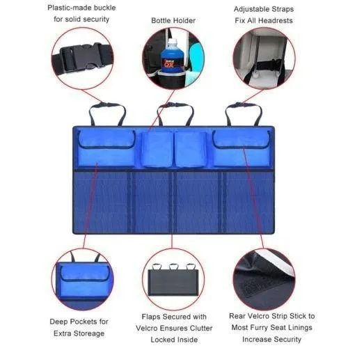 Universal Auto Car Organizer Trunk Back Seat Storage Bag