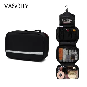 VASCHY Hanging Toiletry Bag Waterproof Travel Toiletry Kit Portable Cosmetic Organizer Pouch Dopp Kit Shaving Bag for Men Women