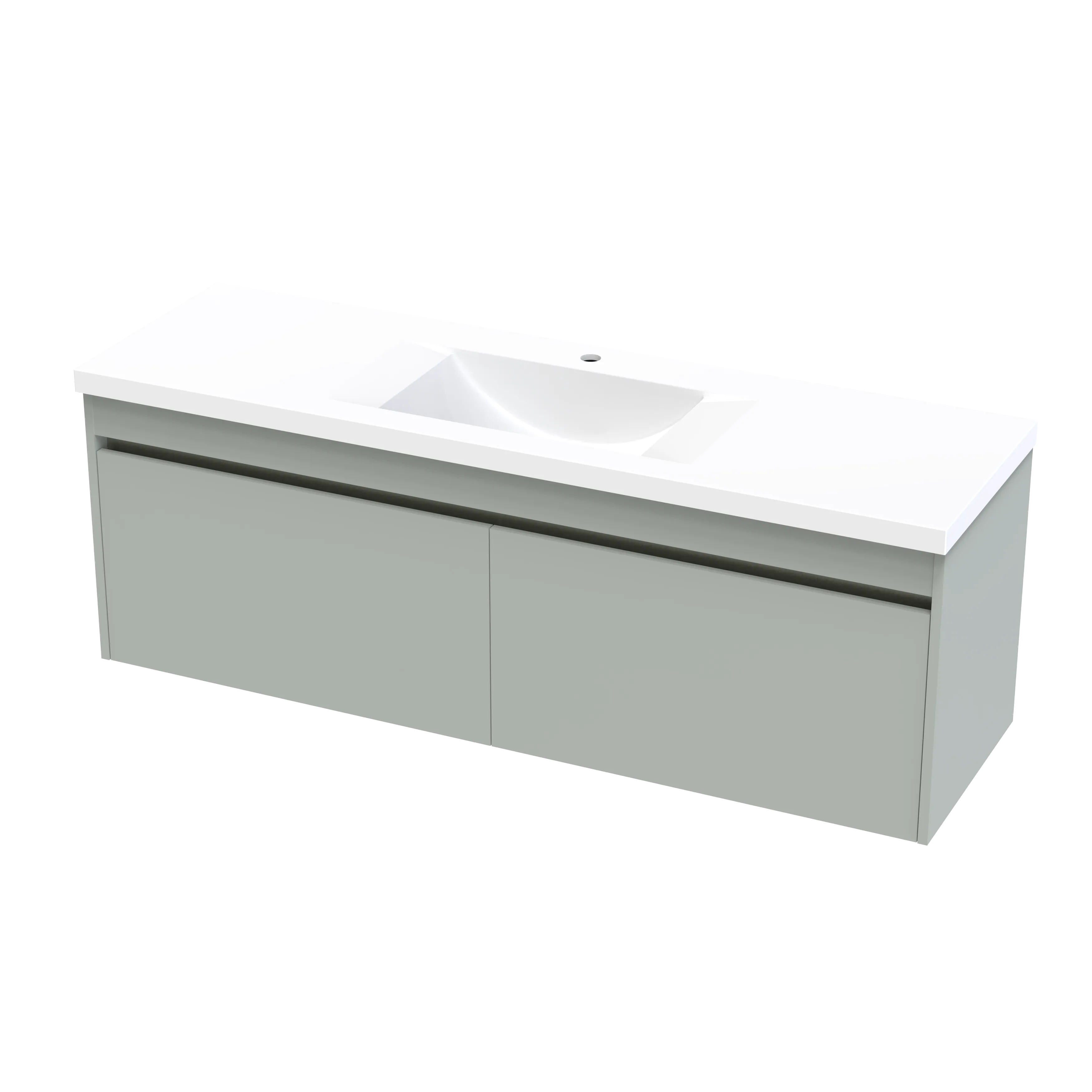 Wave Syrtari 1500 1 Drawer Wall Vanity