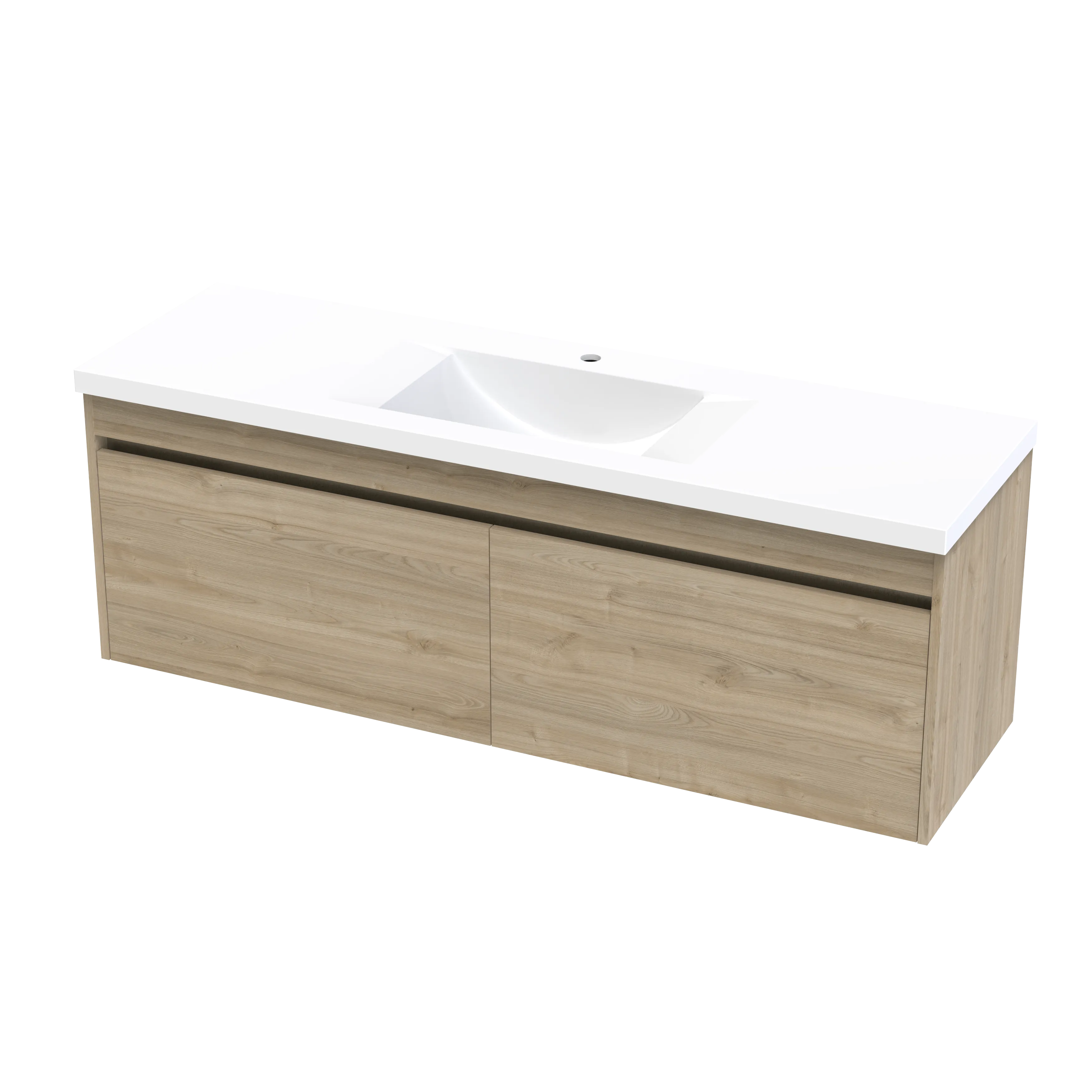 Wave Syrtari 1500 1 Drawer Wall Vanity