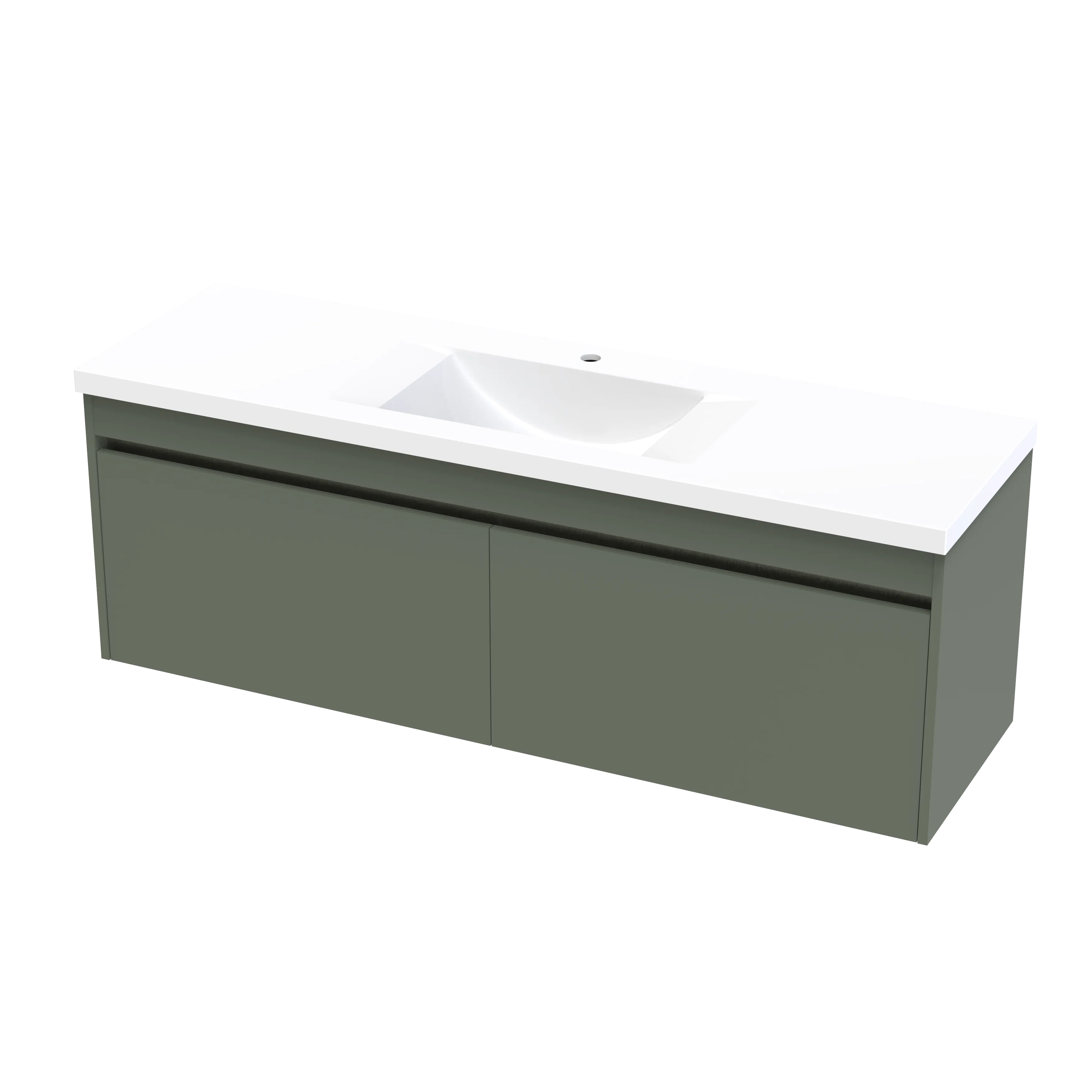 Wave Syrtari 1500 1 Drawer Wall Vanity