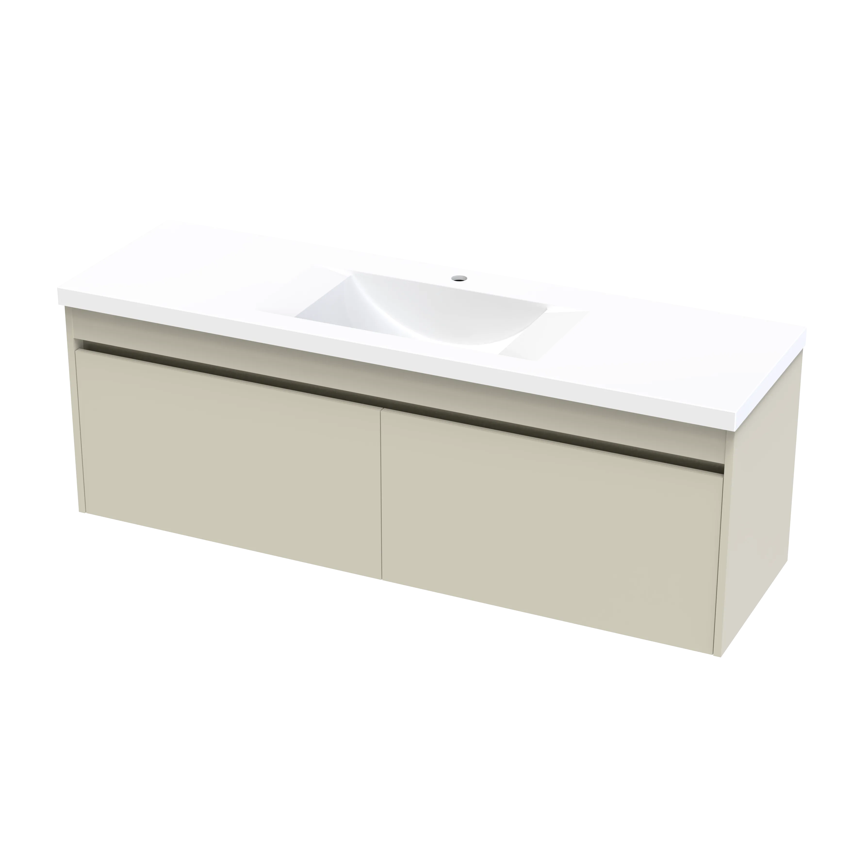 Wave Syrtari 1500 1 Drawer Wall Vanity