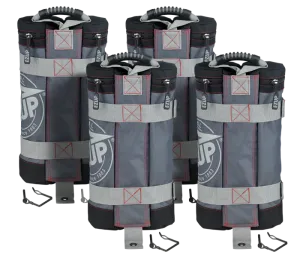 Weight Bag, 45 lb. Gray 4 Pack, w/ Black Accents,