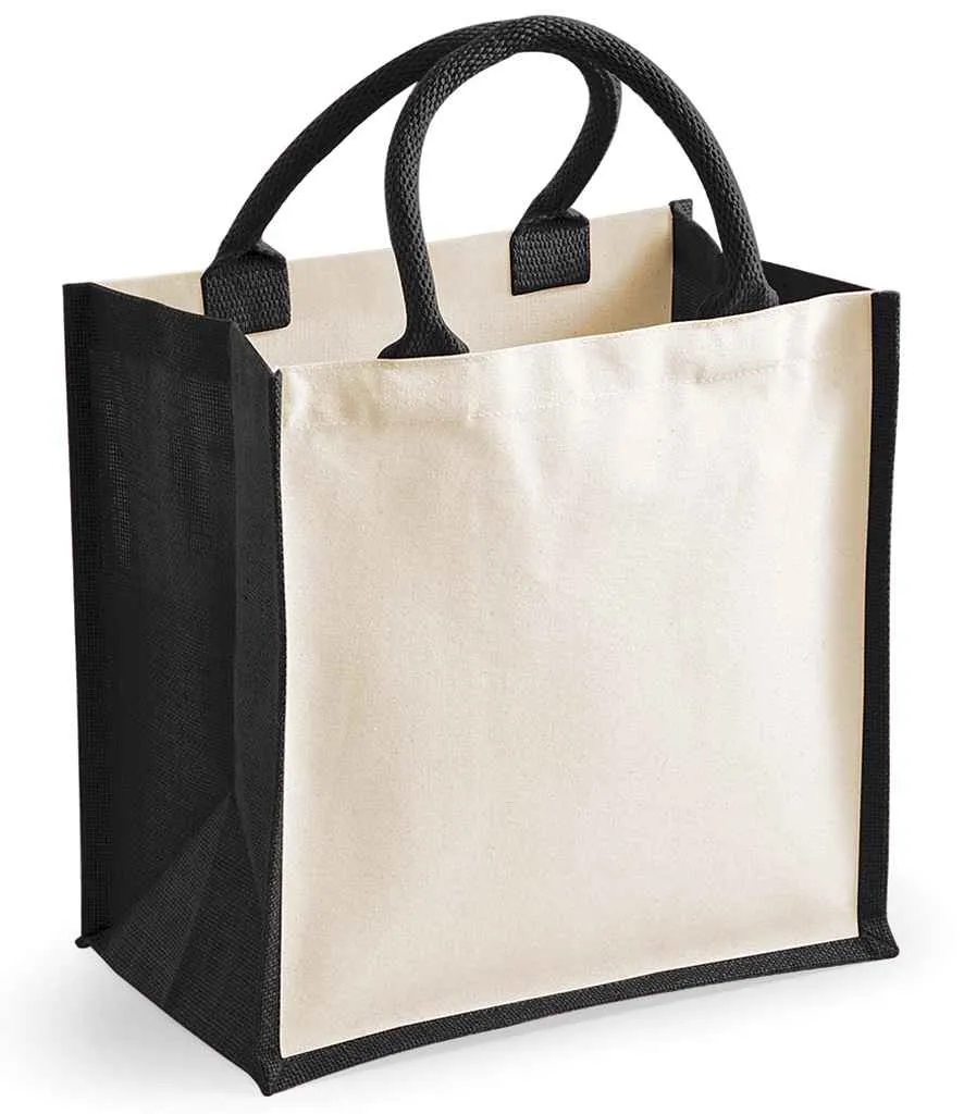 Westford Mill Printers Midi Jute Tote