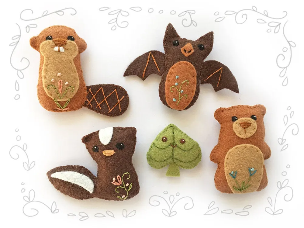 Woodland Creatures Pattern