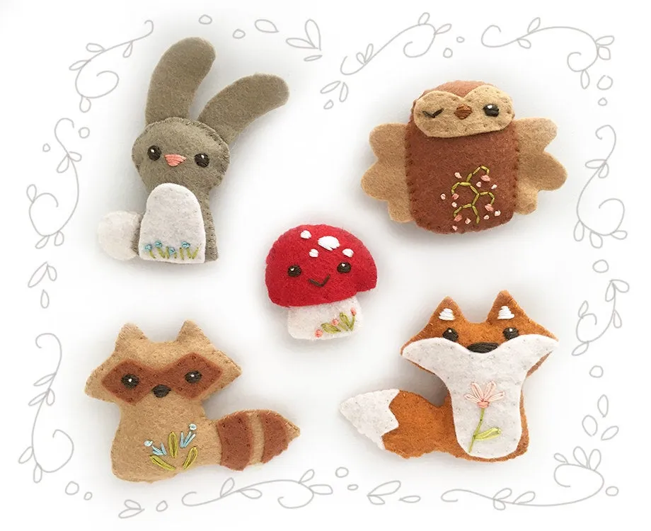 Woodland Creatures Pattern